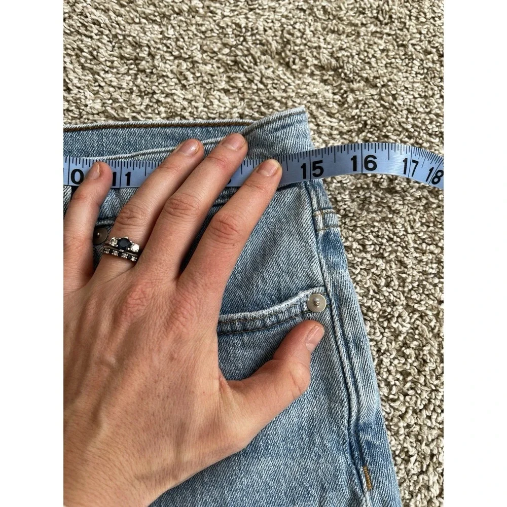 Madewell the Perfect Vintage Denim Jeans Medium Light Wash Straight 28 High Rise - Picture 4 of 9